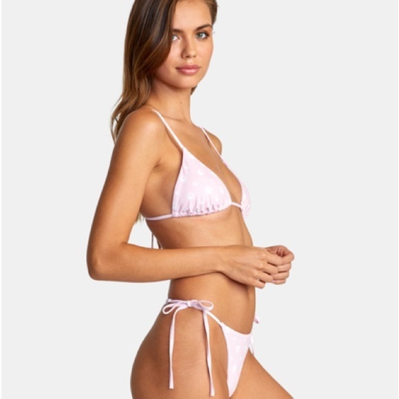 ☀️RVCA☀️ BALANCE ACT TRIANGLE BALANCE ACT TIE SKIMFY FRENCH BIKINI SET - Picture 12 of 12